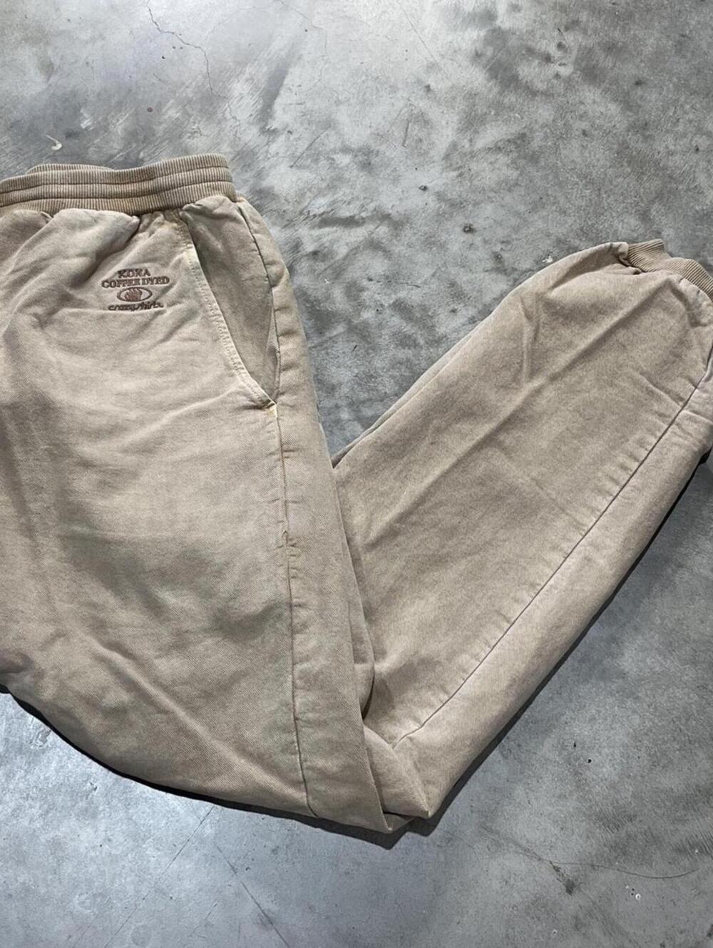 Hawaii Kona Coffee Dyed Preowned Large Jogger Pants